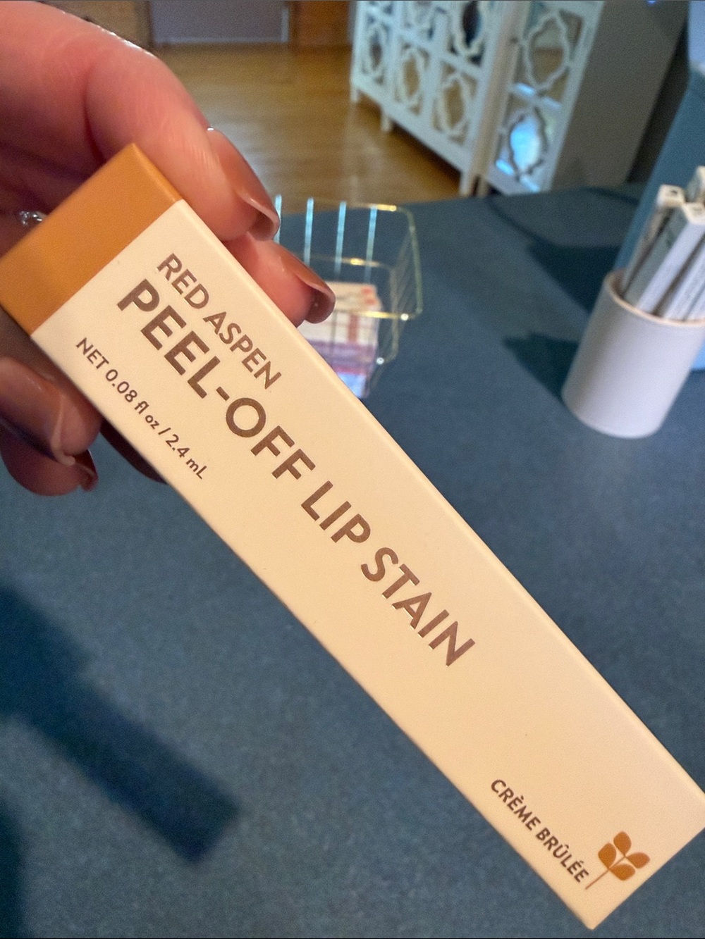 Red Aspen Peel-Off Lip Stain — Crème Brulee